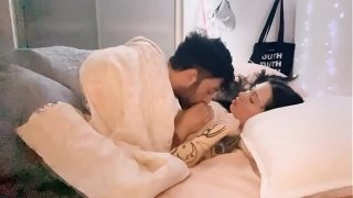 booty hot brunette girl friend having a hot fuck session with her new boy friend
