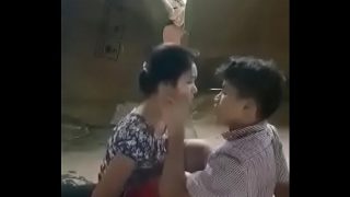 horny asian couple havign hot sex in old house