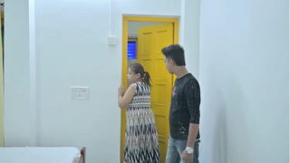 Hot Telugu house wife enjoyful fun with husband friend