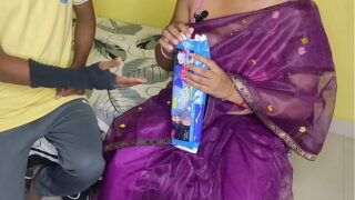 Indian Bengali Step Mom Boobs Sucking And Doggy Style Fucking Wet Pussy