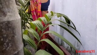 Indian Bengali Stepsister With Doggystyle Fucking By Brother in Outdoor