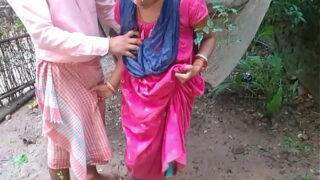 Indian Marathi hot girlfriend was happy fucked her pussy