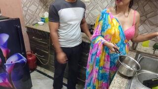 Indian Mumbai Bhabi Fucked Hardly by Her Dewar First Time Ass in kitchen