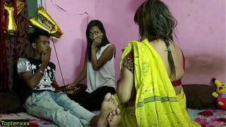 Indian Nepali Girlfriend Allow With her BF for Fucking with Hot Mom