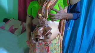 Indian wife fucked pussy with boobs suck by brother in law