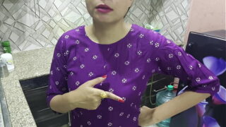 Punjabi Cute Bhabi With Devar Standing Style Fucking Hard In The Kitchen